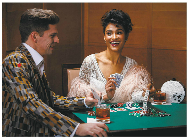 Amy Kuschel Garbo lace wedding dress featured in the San Francisco Chronicle. Photography: Russell Yip