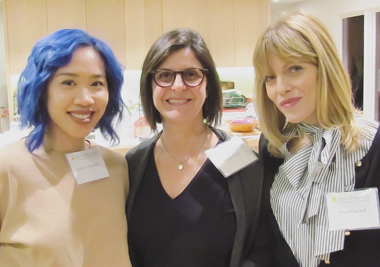 Amy, Lauren, and Edgewood CEO Lynn Dolce