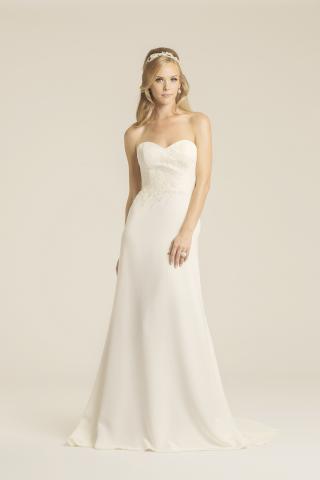 Sonoma lace and silk crepe wedding gown, made in San Francisco, California by Amy Kuschel