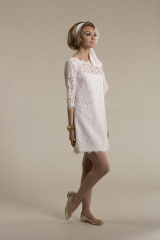 Amy Kuschel Bride San Francisco Jackie Bella Rose Little White Dress
