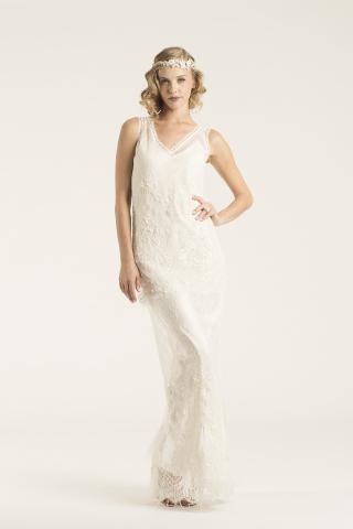 Amy Kuschel Bride San Francisco Zelda wedding gown - 2016 DECO to DISCO Collection
