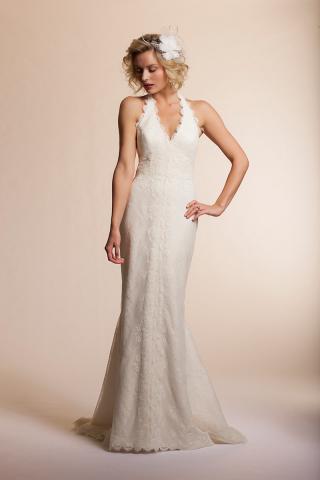 Amy Kuschel San Francisco: Saffron gown.
