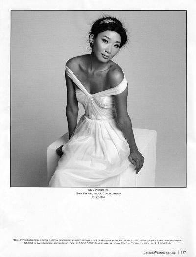 Ballerina (a version of Ballet gown)  - Inside Weddings Fall 2010