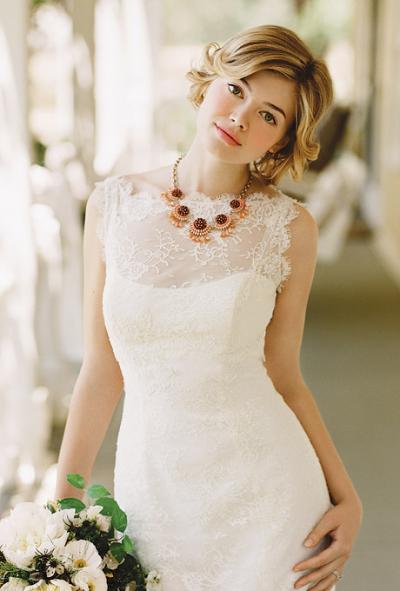Butterfly in Brides Magazine -  Amy Kuschel Bride 