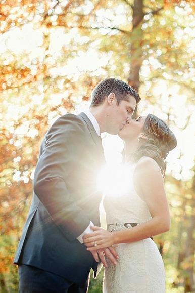 Beautiful fall wedding in Boston. Ali wears Amy Kuschel's April wedding dress. Photo credit: Sweet Jane Photography.