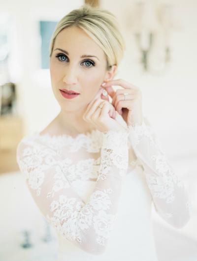 Bride wears Jules, an Amy Kuschel wedding gown made in USA. Photography: Tara Lynn Lawton