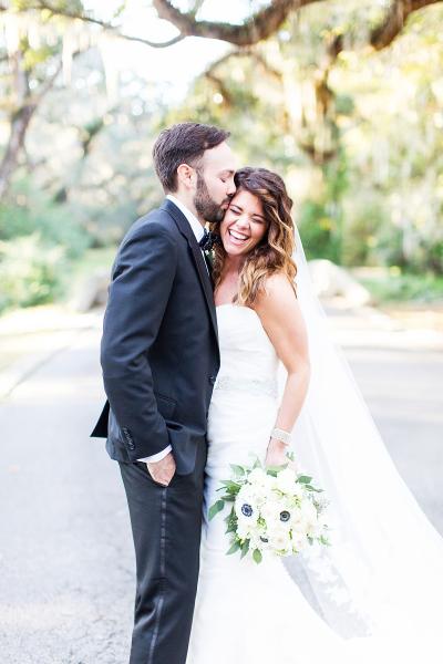 Bride said "I Do" in Sugar, an Amy Kuschel San Francisco wedding gown. Photo: Magnolia Photography