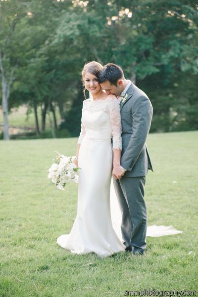 Alexander loves Catherine. Bride wears Amy Kuschel's Audrey gown. Photo courtesy of sMm Photography.