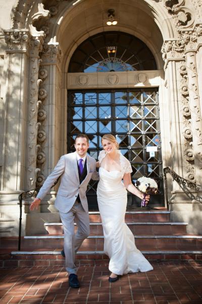 Emily looks fresh yet classic in Novak, Amy Kuschel's silk taffeta wedding gown. Photography by Juliette Tinnus, www.juliettetinnusphotography.com.