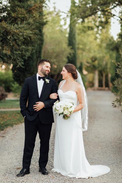 Lovely bride in Turlington, a wedding gown by Amy Kuschel San Francisco. Photography: Jihan Cerda