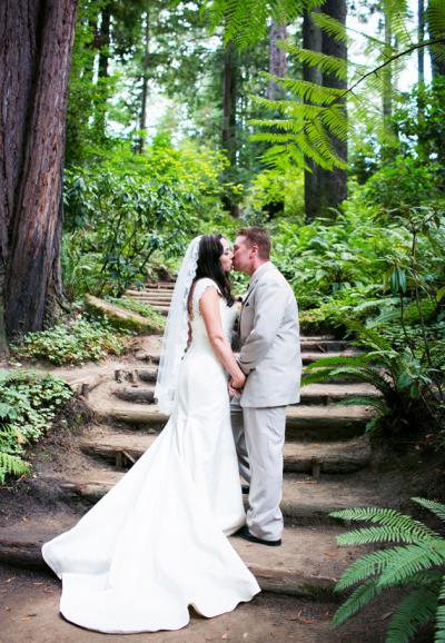 Regal, romantic, and radiant in Amy Kuschel's wedding gown, Radiance. Photography: Janae Shields Photography.