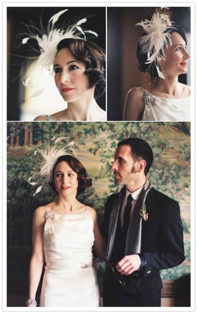 Melissa & Vincent: bride wearing Amy Kuschel's Dietrich Gown