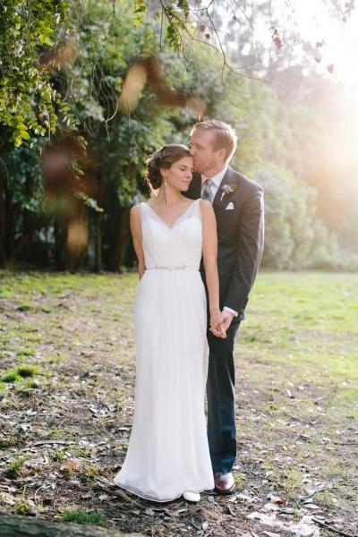 An ethereal dream in Amy Kuschel's Ashbury wedding dress. Photography: Simone Anne Photography.