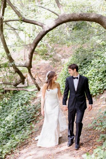 Mollie and Paul wed in Berkeley, CA. Bride wears Amy Kuschel's Kennedy gown.
