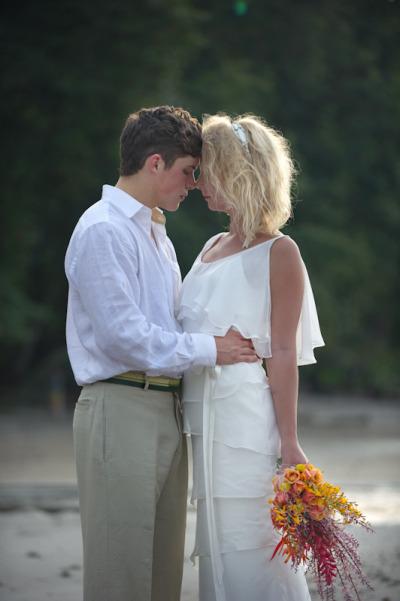 Amy Kuschel's Poppy Gown in Costa Rica