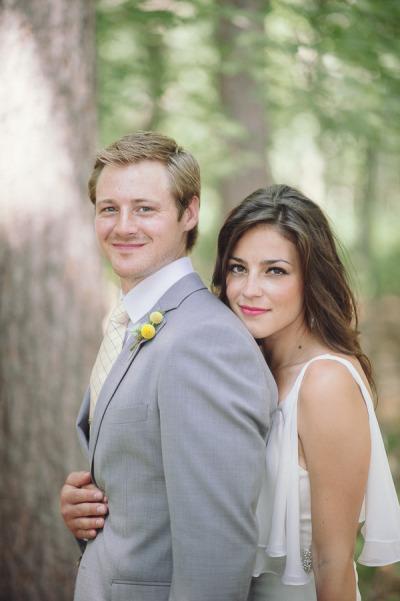 Joe loves Lauren.  Amy Kuschel Poppy gown.