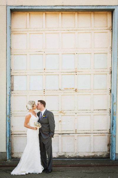 Jaci wearing Amy Kuschel's Rita gown at THE WINERY, San Francisco. 