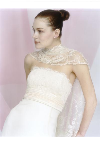 Rosalyn Gown in Martha Stewart Weddings - Amy Kuschel Bride 