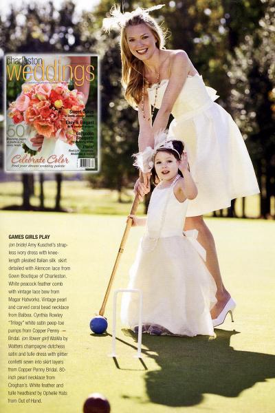 Hepburn In Charlston Weddings -  Amy Kuschel Bride 