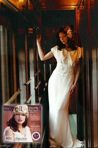 Muse in Well Wed Magazine -  Amy Kuschel Bride 