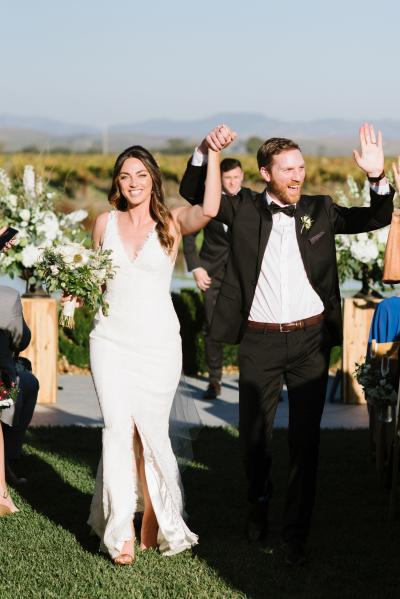Paris wedding elopement. Bride wears Cassidy wedding gown by Amy Kuschel, Claire Morris Photography
