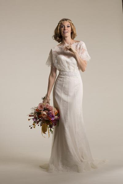 Amy Kuschel Bride San Francisco Abbey Wedding Gown
