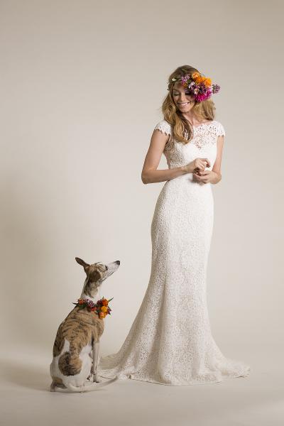 Amy Kuschel Bride San Francisco Babe Wedding Gown