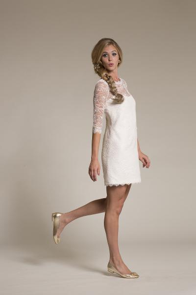 Amy Kuschel Bride San Francisco Lady Stardust Little White Dress