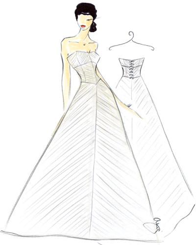 Amy Kuschel Gisele Wedding Gown