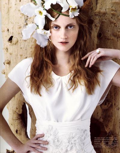 Muse in Bride & Bloom Magazine - Winter 2010 -  Amy Kuschel Bride 