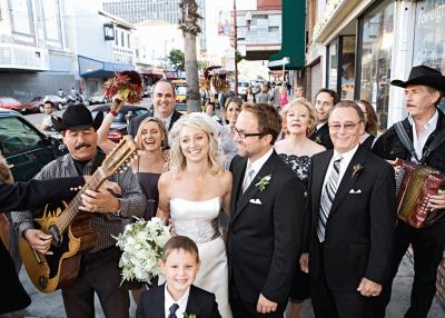 Danielle wearing Maribelle in San Francisco Brides Magazin -  Amy Kuschel Bride 
