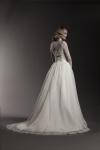 High Society with Lace Shrug Wedding Dress -  Amy Kuschel Bride 