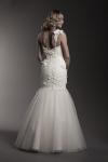 Sabrina "Takes the Plunge"  Wedding Dress  -  Amy Kuschel Bride 