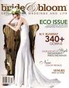 Claudette on the cover of Bride & Bloom -  Amy Kuschel Bride 