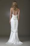  Farrah with Luxe Sash Back View-  Amy Kuschel Bride 