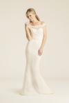 Pfeiffer lace wedding gown, made in San Francisco, California by Amy Kuschel