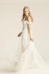 Marina silk chiffon wedding gown, made in San Francisco, California by Amy Kuschel