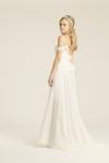 Marina silk chiffon wedding gown, made in San Francisco, California by Amy Kuschel