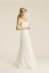 Sonoma lace and silk crepe wedding gown, made in San Francisco, California by Amy Kuschel