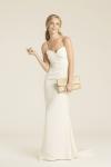 Goldie silk crepe wedding gown, made in San Francisco, California by Amy Kuschel