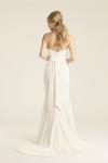 Goldie silk crepe wedding gown, made in San Francisco, California by Amy Kuschel