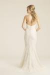 Claremont lace wedding gown, made in San Francisco, California by Amy Kuschel