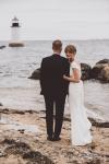 Effortless beauty in Clover, an Amy Kuschel wedding dress. Photography: Forever Candid Photography.