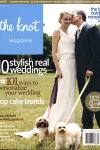 Sofia on Cover of The Knot Magazine -  Amy Kuschel Bride 