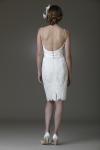 January Rose Blossom Lace Back View -  Amy Kuschel Bride 