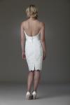 January Re-embroidered Lace Back View -  Amy Kuschel Bride 
