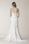 Napa wedding dress backview -  Amy Kuschel Bride 