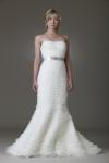  Voila with Beaded Crystal Belt-  Amy Kuschel Bride 
